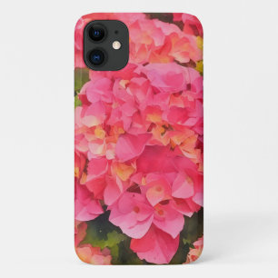 Pink Hydrangea Blume Floral Art Handy Fall Case-Mate iPhone Hülle