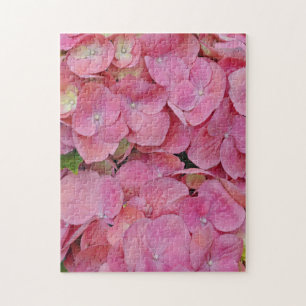 Pink Hydrangea Blume Puzzle