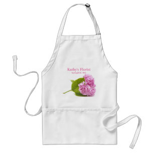 Pink-Hydrangea-Blume Schürze