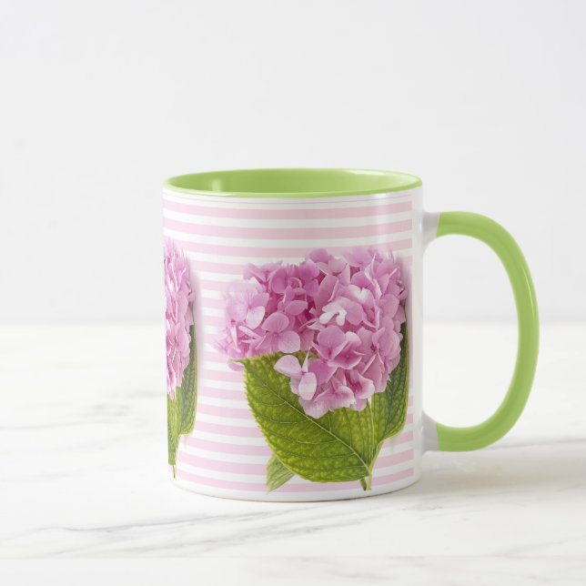 Pink-Hydrangea-Blume Tasse (Rechts)