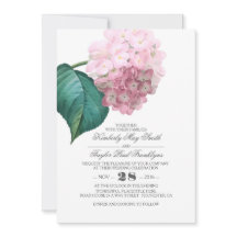 Pink Hydrangea Vintage Blumenhochzeit
