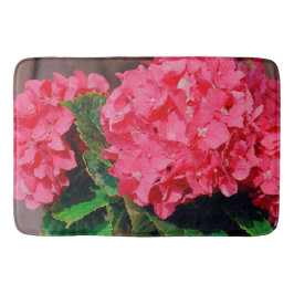 Pink Hydrangeas Badematte