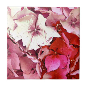 PINK HYDRANGEAS FLIESE