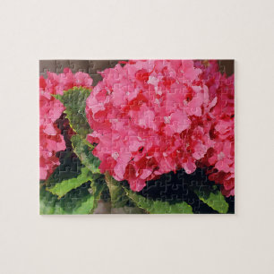 Pink Hydrangeas Puzzle
