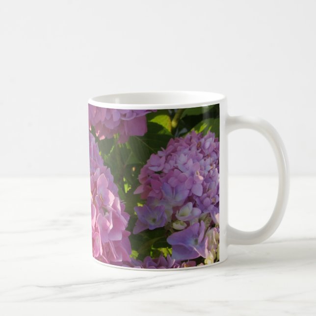 Pink Hydrangeas Tasse (Rechts)