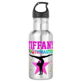 PINK I LIEBE GYMNASTICS PERSONALISIERTE WASSERFLAS EDELSTAHLFLASCHE