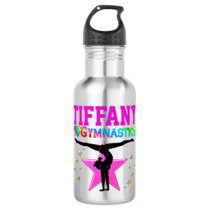 PINK I LIEBE GYMNASTICS PERSONALISIERTE WASSERFLAS EDELSTAHLFLASCHE