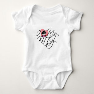 Pink I Liebe My Kitty - Hemden und Geschenke Baby Strampler