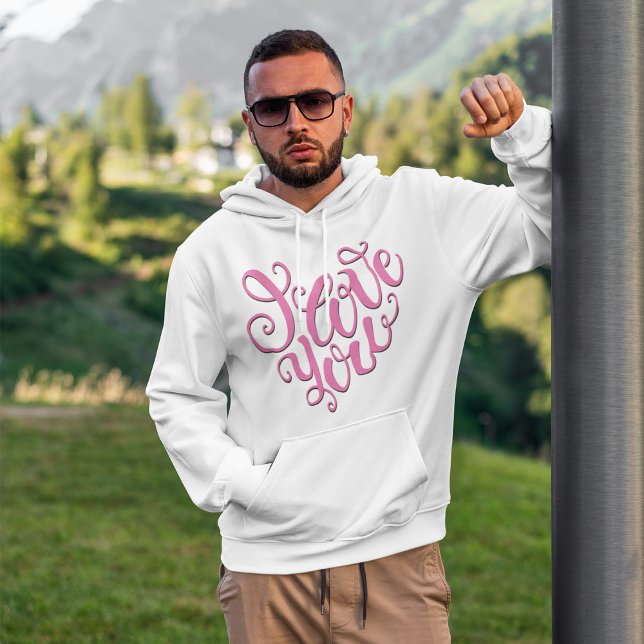 Pink I Liebe You Hoodie (Von Creator hochgeladen)