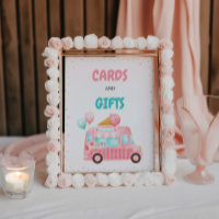Pink Ice Creme LKWs und Geschenke