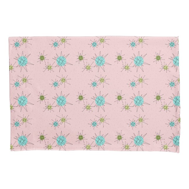 Pink Iconic Atomic Sternexplosion Pillowcase Kissenbezug (Vorderseite)