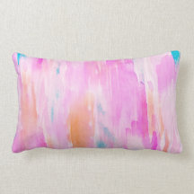 Pink Ikat Aquarell-Entwurf
