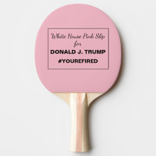 Pink im Weißen Haus für Trump-Widerstand Tischtennis Schläger