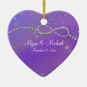 Pink Infinity Symbol Zeichen Unendliche Liebe Twin Keramikornament