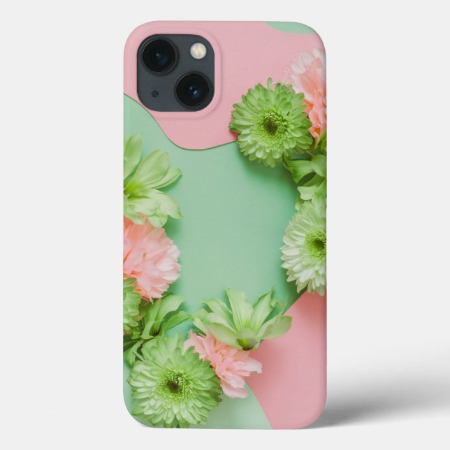 Pink iPhone 13 Fall für Heilige Geisterfeier Case-Mate iPhone Hülle (Rückseite)