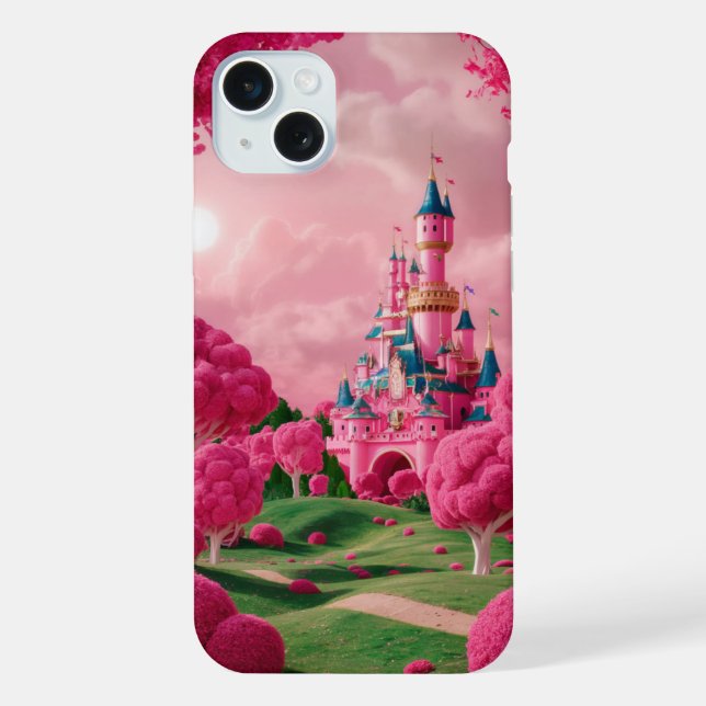 Pink iPhone 13 Handy Fall Hülle (Rückseite)
