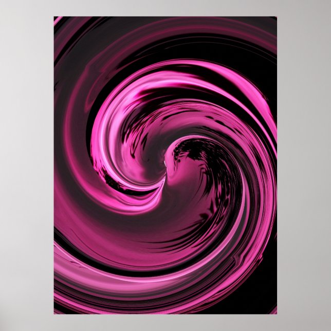 Pink Island Wave Poster (Vorne)