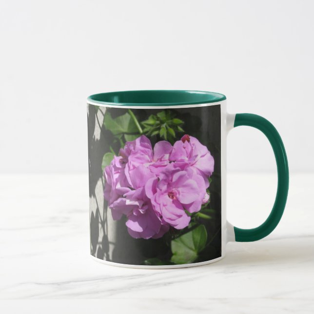 Pink Ivy Geranium Tasse (Rechts)