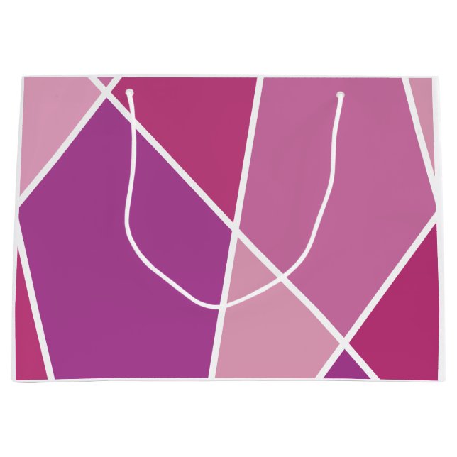 Pink JanaiCreates Color Collection Gift Bag Große Geschenktüte (Vorderseite)