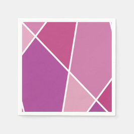 Pink JanaiCreates Color Collection Paper Napkin Serviette