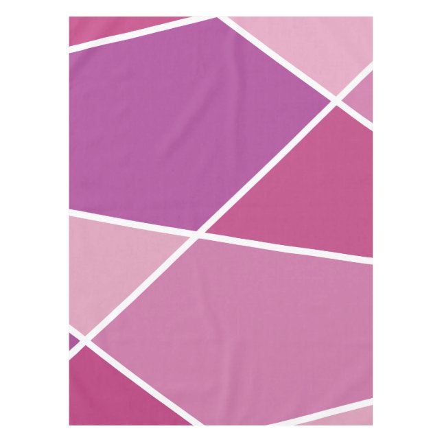 Pink JanaiCreates Color Collection Table Cloth Tischdecke (Vorderseite)