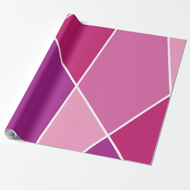 Pink JanaiCreates Color Collection Wrapping Paper Geschenkpapier (Ungerollt)