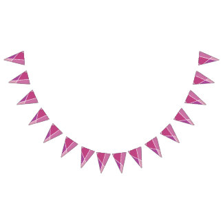 Pink JanaiCreates Farbkollektion Party-Banner Wimpelkette