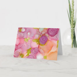 "Pink" - Jeder Anlass Gruß Karte