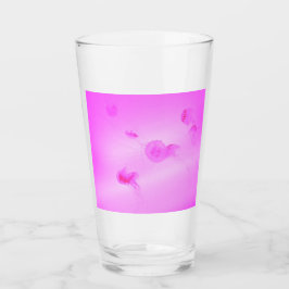 Pink Jellyfish Glass Cup Glas