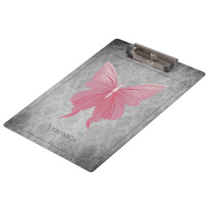 Pink Jewele Dragonfly Klemmbrett