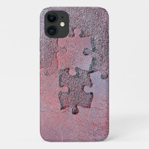 Pink Jigsaw Puzzle for Autismus Awareness Month Case-Mate iPhone Hülle