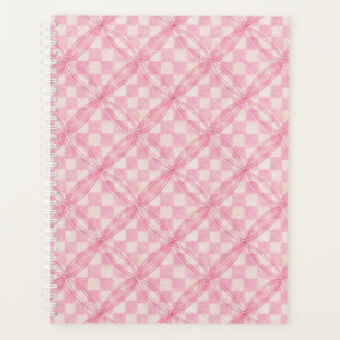 PINK KARO QUILT 8.5x11 Planerkalender Planer