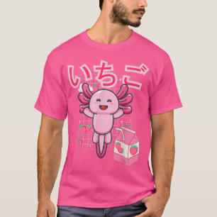 Pink Kawaii Japanisch Ästhetik Erdbeere Milch schn T-Shirt