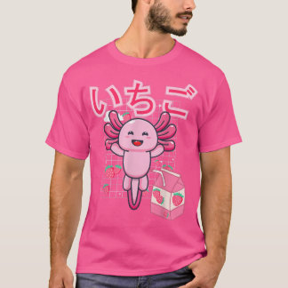 Pink Kawaii Japanisch Ästhetik Erdbeere Milch schn T-Shirt