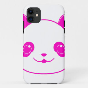 Pink Kawaii Panda Bear iPhone 11 Hülle