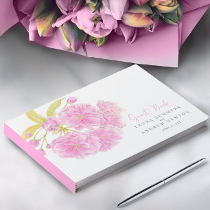 Pink Kirsche Blüte Wasserfarbe Brauerei Gästebuch