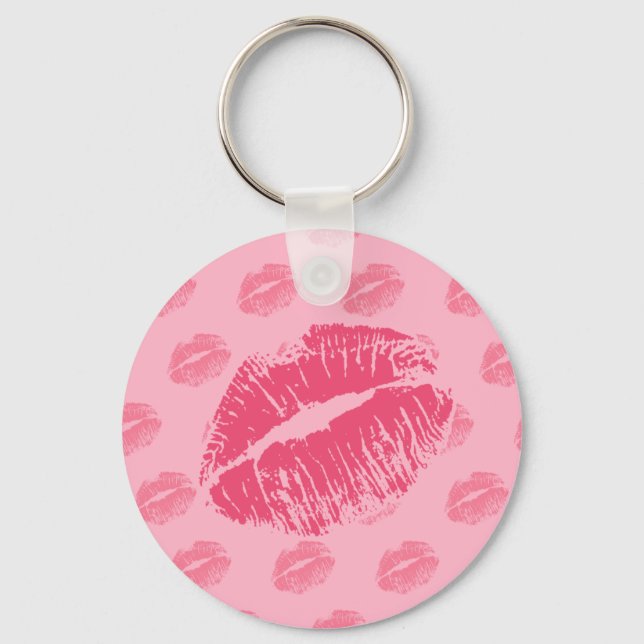 Pink Kiss Schlüsselanhänger (Vorderseite)