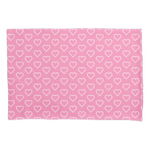 Pink Kissen Case mit Herz Kissenbezug