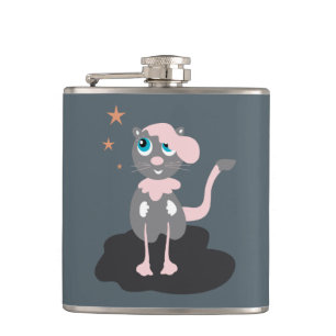 Pink Kitty Flachmann