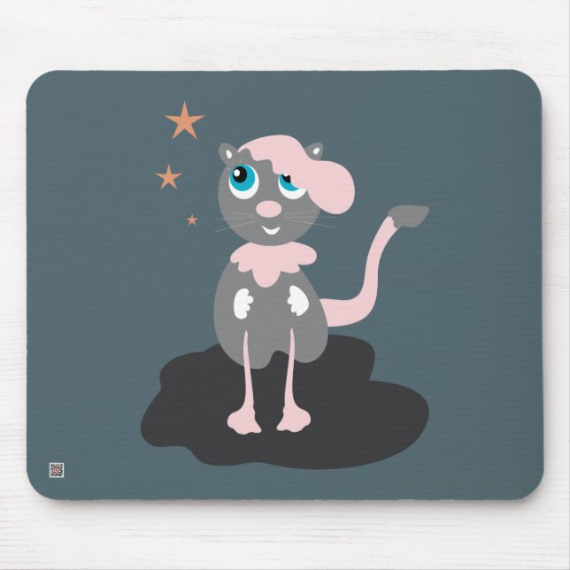 Pink Kitty Mousepad (Vorne)