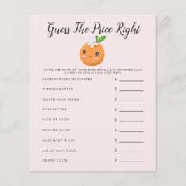 Pink kleine Süsse Babydusche schätzt den Preis