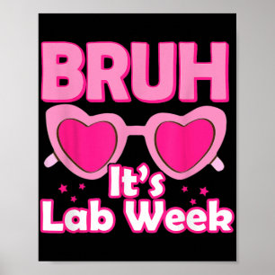 Pink Labrador Week 2024 Medical Labrador Science L Poster