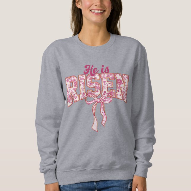 Pink Lace er is Rised Sweatshirt (Vorderseite)