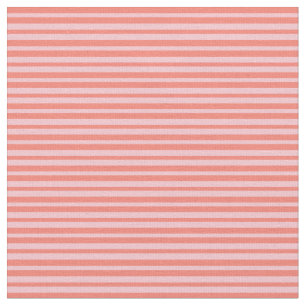 Pink & Lachs Linien Muster Stoff