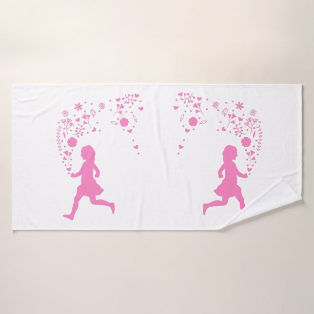 Pink Lady. Badhandtuch Set (Badehandtuch)