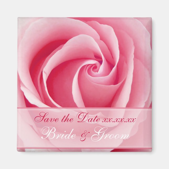 Pink Lady-Rose speichert das Date Magnet (Vorne)