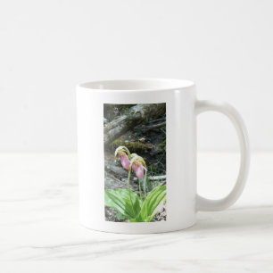 Pink Lady Slipper Orchid Tasse