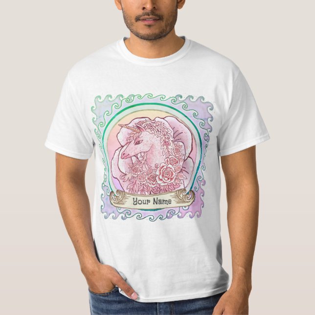 Pink Lady Unicorn T-Shirt (Vorderseite)
