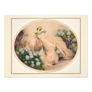 Pink Lady von Louis Icart Fotodruck