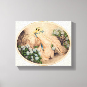 Pink Lady von Louis Icart Leinwanddruck